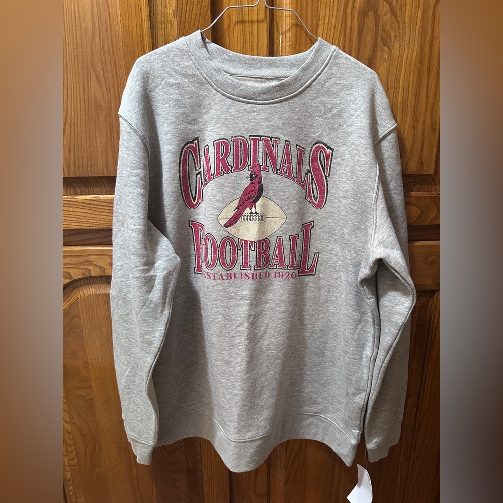 Gray Arizona Cardinals‎ Football Sweatshirt Men’s Size XL. New with Tag
